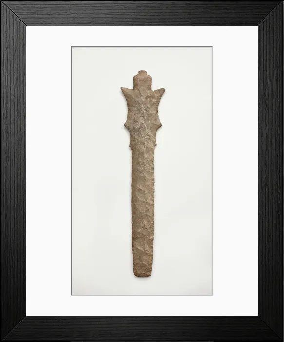 Framed Print : Ceremonial scepter or mace, 1400-1500. Creator: Unknown Framed Print : Ceremonial scepter or mace, 1400-1500. Creator: Unknown