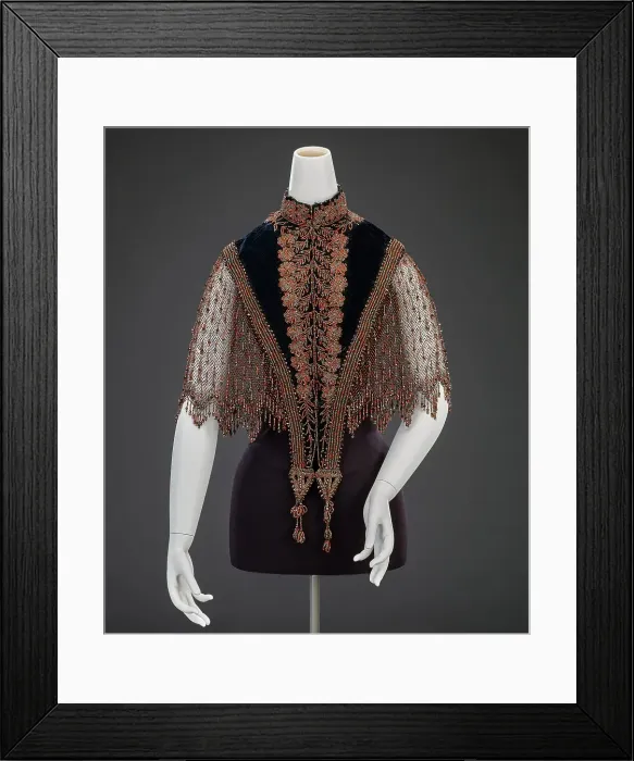 Framed Print : Cape, late 1880s. Creator: Unknown Framed Print : Cape, late 1880s. Creator: Unknown