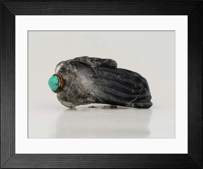 Framed Print : Snuff bottle in shape of hand-citron, late 19th century. Creator: Unknown Framed Print : Snuff bottle in shape of hand-citron, late 19th century. Creator: Unknown