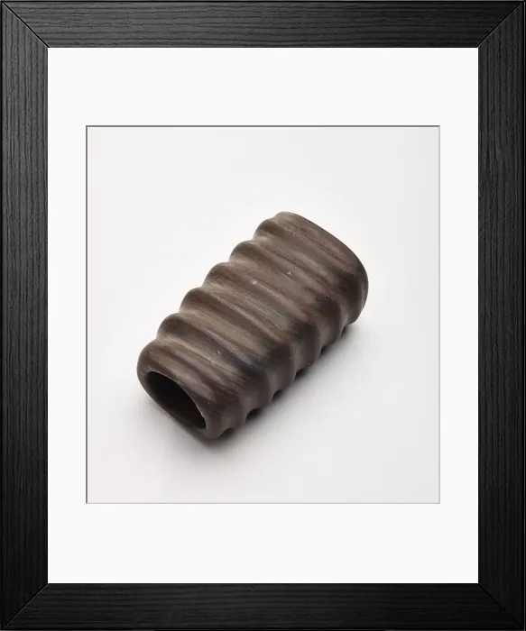 Framed Print : Bannerstone with snake effigy, 200 BCE-500 CE. Creator: Unknown Framed Print : Bannerstone with snake effigy, 200 BCE-500 CE. Creator: Unknown