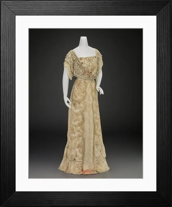 Framed Print : Evening Dress, 1905-1908. Creator: Girolamo Giuseffi Framed Print : Evening Dress, 1905-1908. Creator: Girolamo Giuseffi