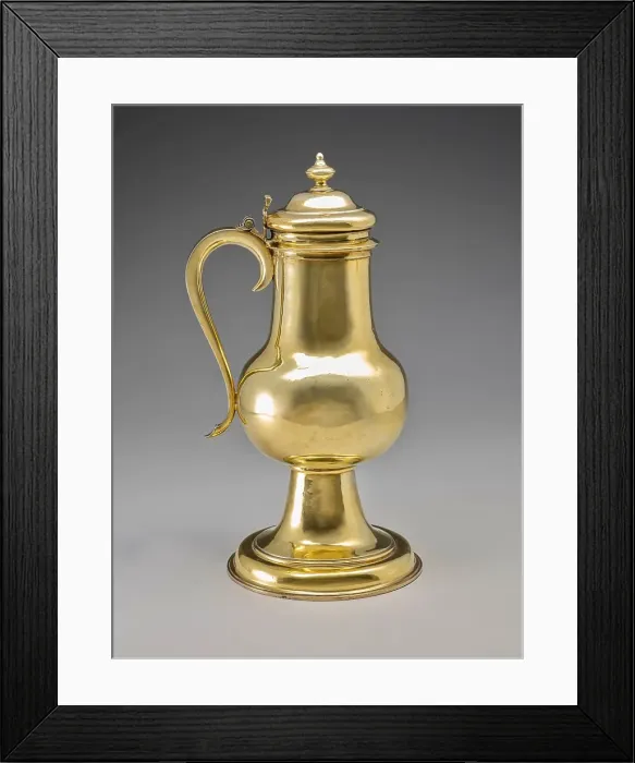 Framed Print : Flagon, 1634. Creator: Roger Stevens Framed Print : Flagon, 1634. Creator: Roger Stevens