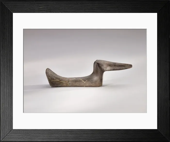 Framed Print : Birdstone with pointed popeyes, 1500-500 BCE. Creator: Unknown Framed Print : Birdstone with pointed popeyes, 1500-500 BCE. Creator: Unknown