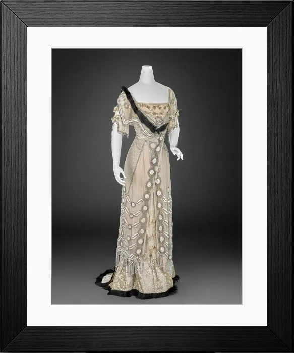 Framed Print : Evening Dress, 1908-1915. Creator: Girolamo Giuseffi Framed Print : Evening Dress, 1908-1915. Creator: Girolamo Giuseffi