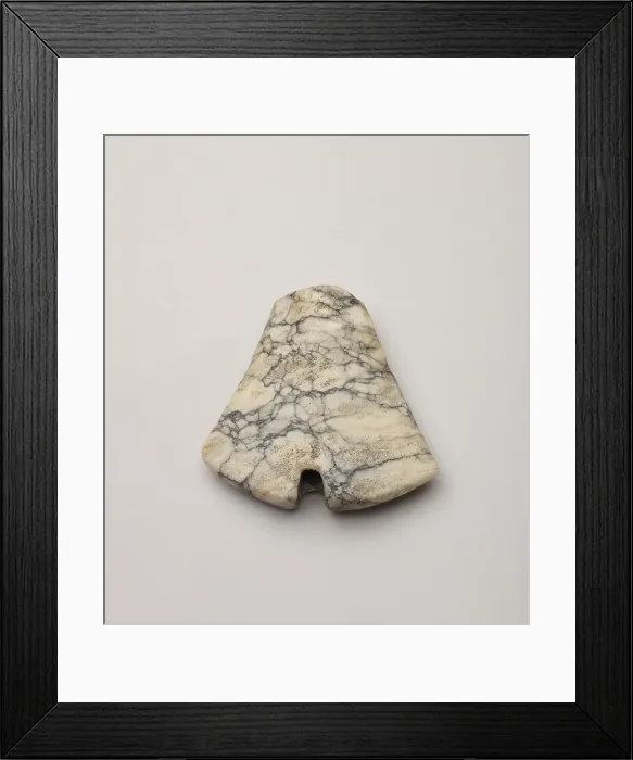 Framed Print : Bannerstone, 1000 BCE-500 CE. Creator: Unknown Framed Print : Bannerstone, 1000 BCE-500 CE. Creator: Unknown
