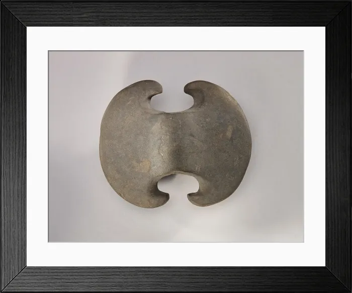 Framed Print : Bannerstone, 3000-1000 BCE. Creator: Unknown Framed Print : Bannerstone, 3000-1000 BCE. Creator: Unknown