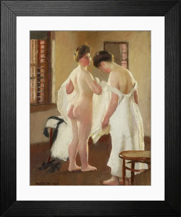 Framed Print : Women Dressing, 1906. Creator: William McGregor Paxton