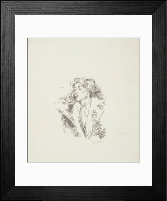 Framed Print : Meditation, c1900-1925. Creator: Ernest Haskell Framed Print : Meditation, c1900-1925. Creator: Ernest Haskell