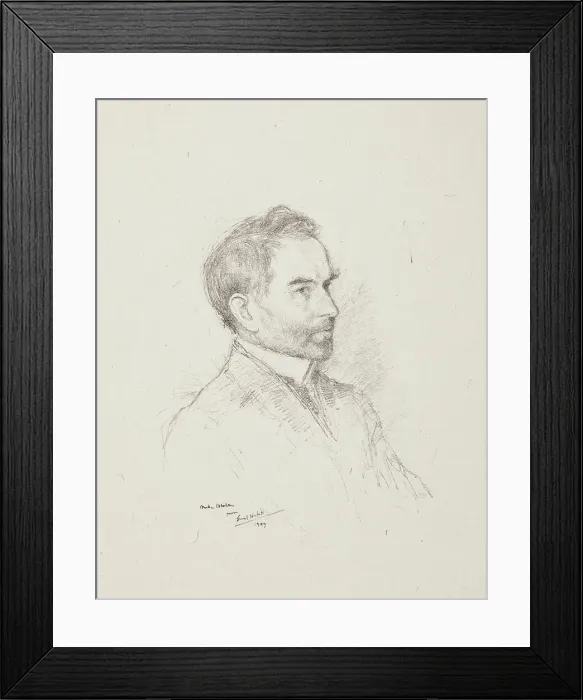 Framed Print : Mike Whalen, 1909. Creator: Ernest Haskell Framed Print : Mike Whalen, 1909. Creator: Ernest Haskell