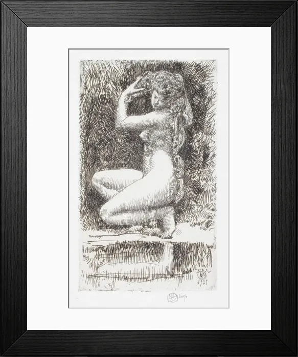 Framed Print : Egeria, 1929. Creator: Frederick Childe Hassam Framed Print : Egeria, 1929. Creator: Frederick Childe Hassam