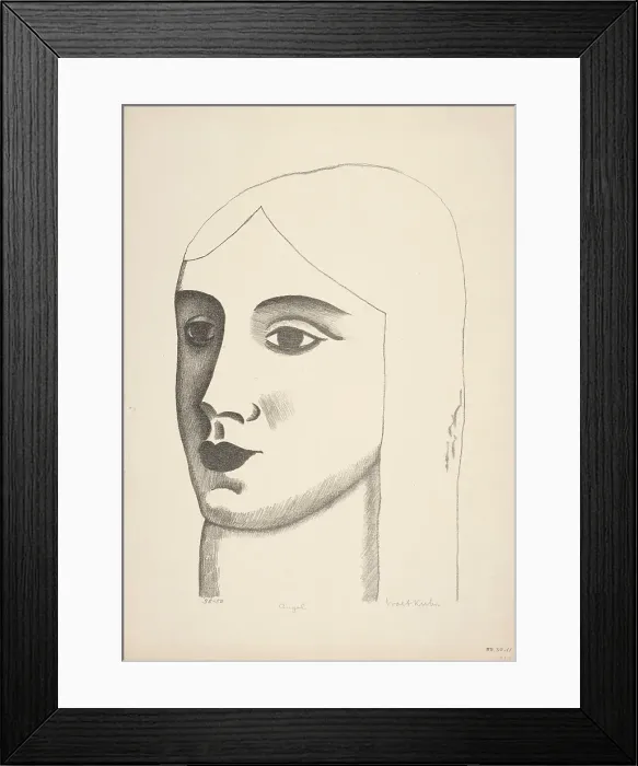 Framed Print : Angel, about 1925. Creator: Walt Kuhn Framed Print : Angel, about 1925. Creator: Walt Kuhn