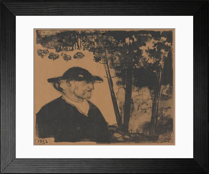 Framed Print : Jeune Garcon (Young Boy), 1894-1895. Creator: Armand Seguin Framed Print : Jeune Garcon (Young Boy), 1894-1895. Creator: Armand Seguin