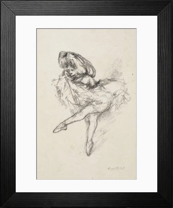 Framed Print : Ballet Dancer, c1900-1925. Creator: Ernest Haskell Framed Print : Ballet Dancer, c1900-1925. Creator: Ernest Haskell