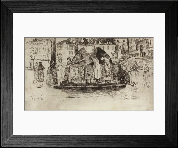 Framed Print : Pozzo San Vio, 1882. Creator: Otto Henry Bacher Framed Print : Pozzo San Vio, 1882. Creator: Otto Henry Bacher