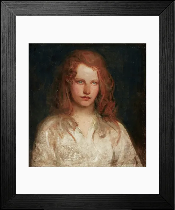 Framed Print : Margaret McKittrick, about 1903. Creator: Abbott Handerson Thayer Framed Print : Margaret McKittrick, about 1903. Creator: Abbott Handerson Thayer