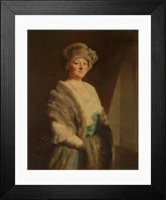Framed Print : Mrs. Karl Schneider, 1940s. Creator: Alice M. Roberts Framed Print : Mrs. Karl Schneider, 1940s. Creator: Alice M. Roberts