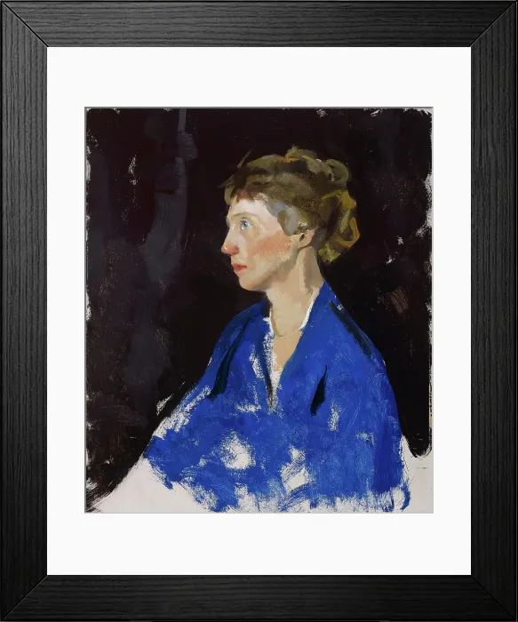 Framed Print : Two Hour Study of Head (Blanche Stillson), about 1920s. Creator: Charles Webster Hawthorne Framed Print : Two Hour Study of Head (Blanche Stillson), about 1920s. Creator: Charles Webster Hawthorne