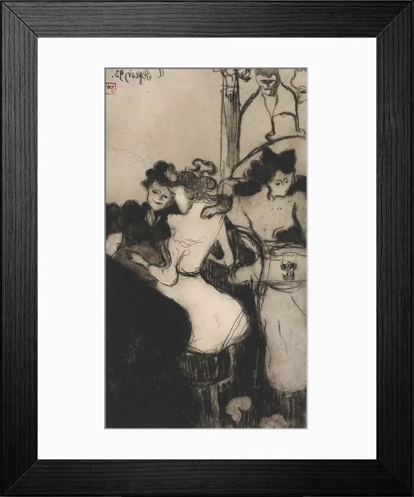 Framed Print : Le Bar (The Bar), 1893. Creator: Armand Seguin Framed Print : Le Bar (The Bar), 1893. Creator: Armand Seguin