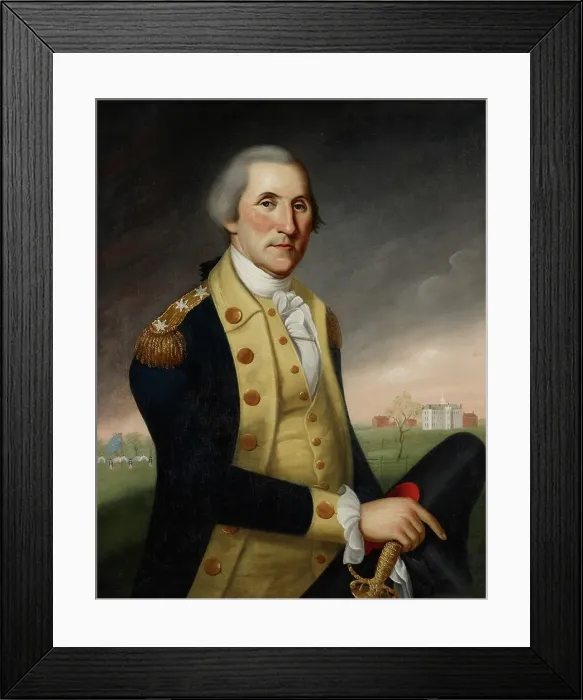 Framed Print : George Washington at Princeton, about 1788. Creator: Charles Willson Peale Framed Print : George Washington at Princeton, about 1788. Creator: Charles Willson Peale