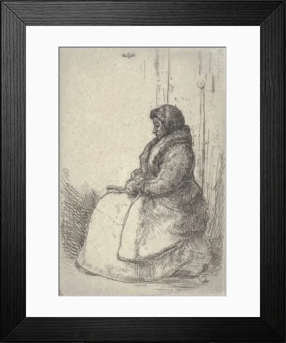 Framed Print : Beggar of St. Sulpice, 1898. Creator: Ernest Haskell Framed Print : Beggar of St. Sulpice, 1898. Creator: Ernest Haskell