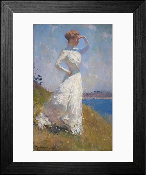 Framed Print : Sunlight, 1909. Creator: Frank Weston Benson Framed Print : Sunlight, 1909. Creator: Frank Weston Benson