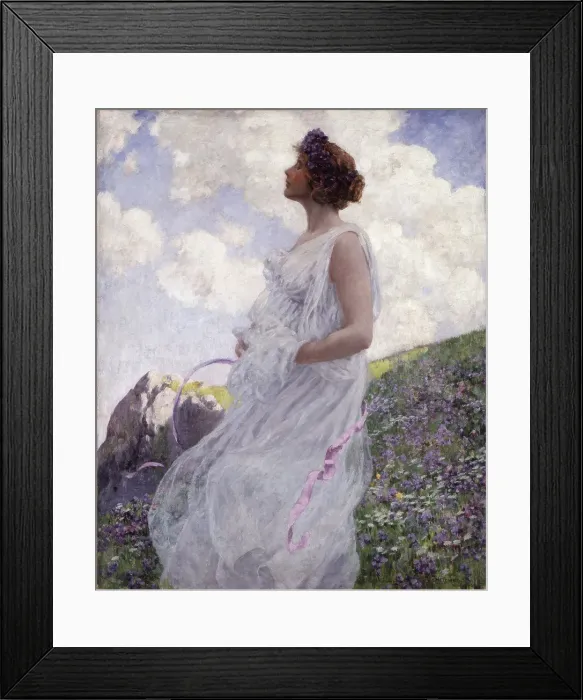 Framed Print : Calypso, about 1906. Creator: George Hitchcock Framed Print : Calypso, about 1906. Creator: George Hitchcock