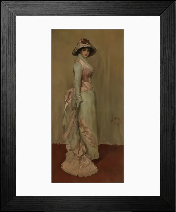 Framed Print : Harmony in Pink and Gray: Lady Meux, about 1916. Creator: James Abbott McNeill Whistler Framed Print : Harmony in Pink and Gray: Lady Meux, about 1916. Creator: James Abbott McNeill Whistler