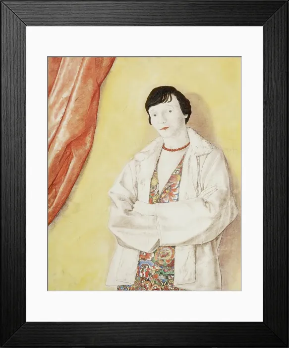 Framed Print : Mme. Louise Boulanger, 1923-1930. Creator: Durr Freedley Framed Print : Mme. Louise Boulanger, 1923-1930. Creator: Durr Freedley