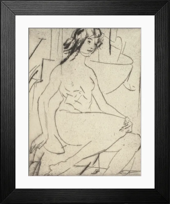 Framed Print : Iris, 1922. Creator: Arthur Davies Framed Print : Iris, 1922. Creator: Arthur Davies