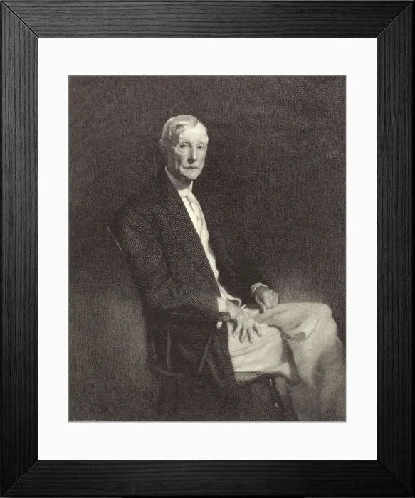 Framed Print : Portrait of John D. Rockefeller, 1921. Creator: Timothy Cole