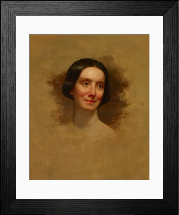 Framed Print : Blanche Sully, 1834. Creator: Thomas Sully Framed Print : Blanche Sully, 1834. Creator: Thomas Sully