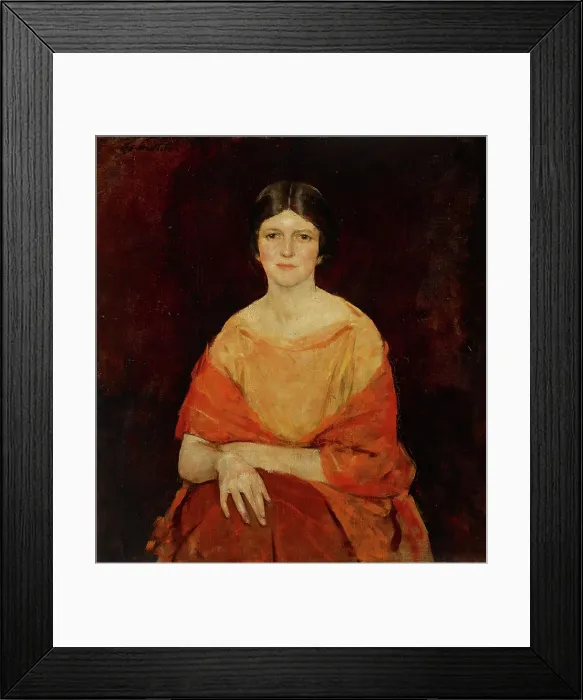 Framed Print : Young Woman in Yellow, about 1922. Creator: Charles Webster Hawthorne Framed Print : Young Woman in Yellow, about 1922. Creator: Charles Webster Hawthorne