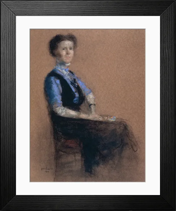 Framed Print : Portrait of Eliza M. Niblack, 1912. Creator: Glen Cooper Henshaw Framed Print : Portrait of Eliza M. Niblack, 1912. Creator: Glen Cooper Henshaw