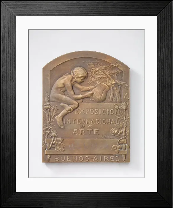 Framed Print : Exposicion Internacional de Arte, 1910. Creator: Ernesto de la Carcova Framed Print : Exposicion Internacional de Arte, 1910. Creator: Ernesto de la Carcova