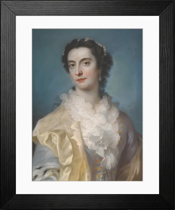 Framed Print : Portrait of a Lady, c1750-1770. Creator: Francis Cotes Framed Print : Portrait of a Lady, c1750-1770. Creator: Francis Cotes