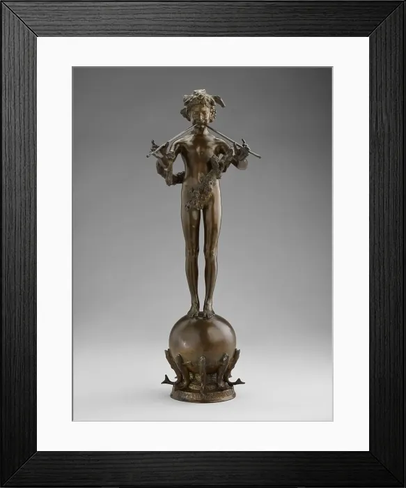 Framed Print : Pan of Rohallion. Creator: Frederick William MacMonnies Framed Print : Pan of Rohallion. Creator: Frederick William MacMonnies