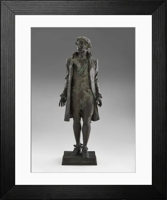 Framed Print : Nathan Hale, 1890. Creators: Frederick William MacMonnies, Jaboeuf et Rouard Framed Print : Nathan Hale, 1890. Creators: Frederick William MacMonnies, Jaboeuf et Rouard