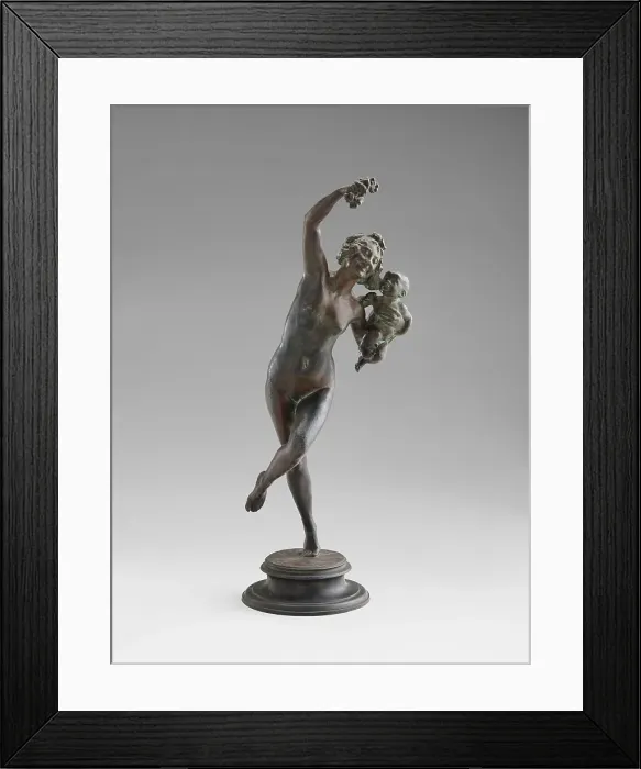 Framed Print : Bacchante and Infant Faun, 1893-1894. Creators: Frederick William MacMonnies, E Gruet Framed Print : Bacchante and Infant Faun, 1893-1894. Creators: Frederick William MacMonnies, E Gruet