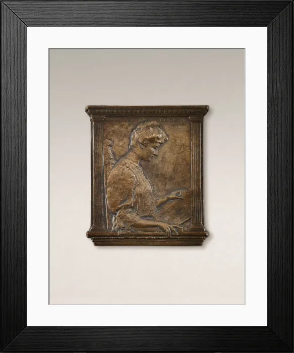 Framed Print : Mildred Barnes, 1906. Creator: Janet Scudder Framed Print : Mildred Barnes, 1906. Creator: Janet Scudder