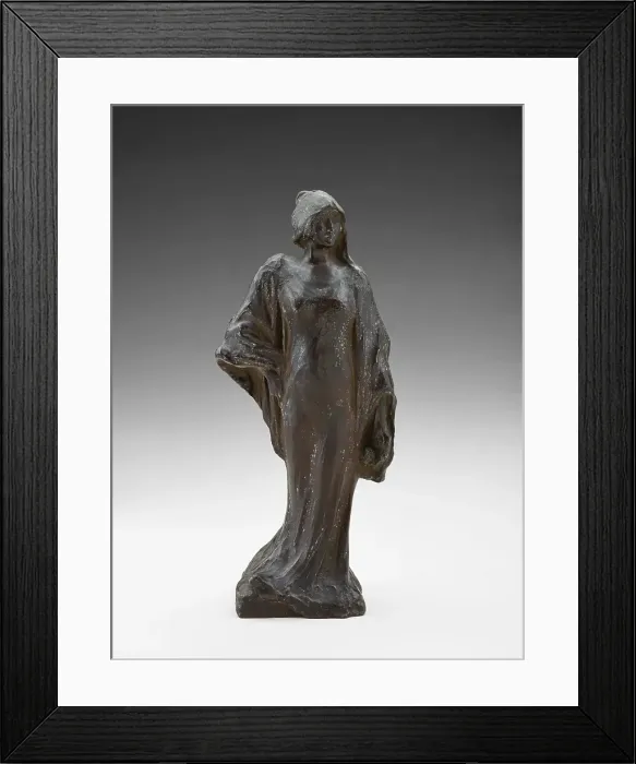 Framed Print : Female Figure, before 1923. Creator: Janet Scudder Framed Print : Female Figure, before 1923. Creator: Janet Scudder