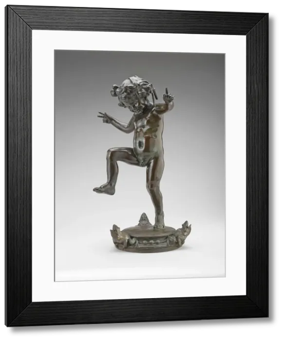 Framed Print : Frog Fountain, 1901. Creators: Janet Scudder, Roman Bronze Works Framed Print : Frog Fountain, 1901. Creators: Janet Scudder, Roman Bronze Works