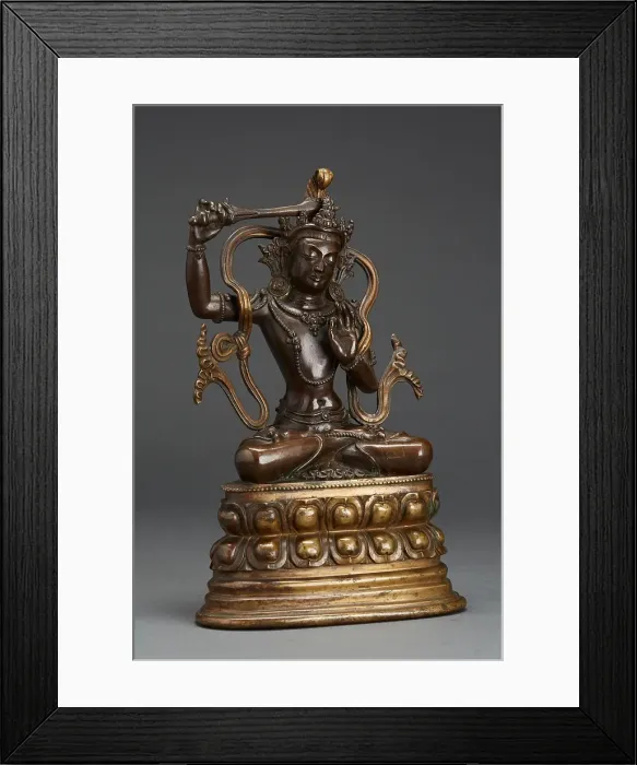 Framed Print : Manjusri, 1700-1899. Creator: Unknown Framed Print : Manjusri, 1700-1899. Creator: Unknown