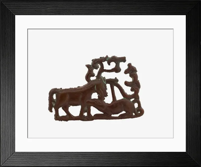 Framed Print : Animal plaque. Creator: Unknown Framed Print : Animal plaque. Creator: Unknown
