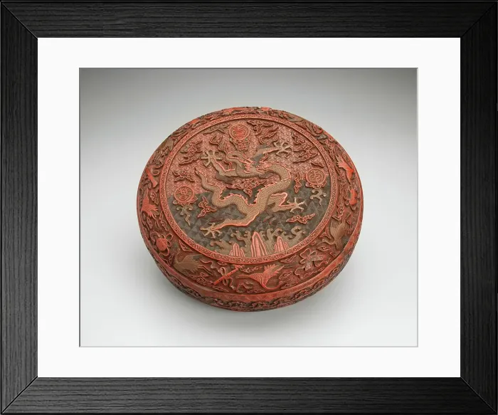 Framed Print : Circular box, 1525-1575. Creator: Unknown Framed Print : Circular box, 1525-1575. Creator: Unknown