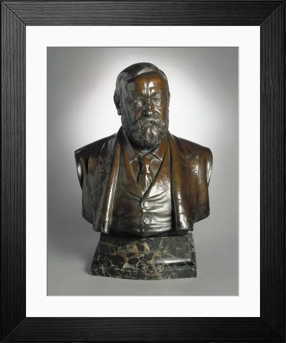 Framed Print : Bust of President Benjamin Harrison, 1919-1921. Creator: Adolph Alexander Weinman Framed Print : Bust of President Benjamin Harrison, 1919-1921. Creator: Adolph Alexander Weinman