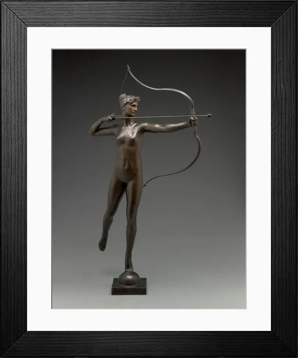 Framed Print : Diana, about 1895. Creator: Augustus Saint-Gaudens Framed Print : Diana, about 1895. Creator: Augustus Saint-Gaudens