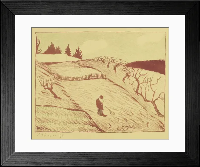 Framed Print : La Fin du Jour (End of the Day), 1893. Creator: Paul Serusier Framed Print : La Fin du Jour (End of the Day), 1893. Creator: Paul Serusier