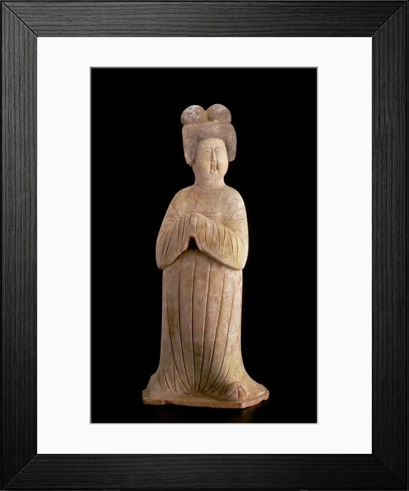 Framed Print : Noble lady, 700s. Creator: Unknown Framed Print : Noble lady, 700s. Creator: Unknown