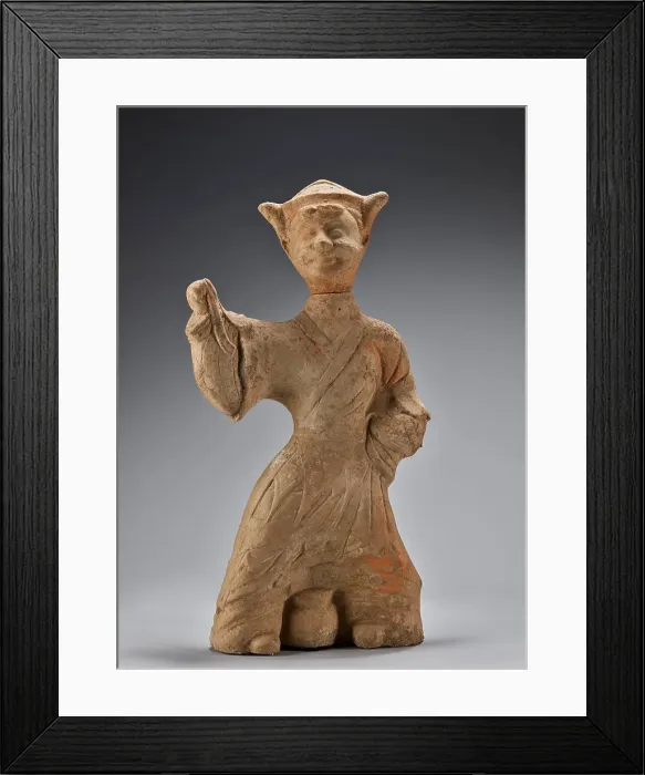 Framed Print : Whirling dancer over drum, about 100 CE. Creator: Unknown Framed Print : Whirling dancer over drum, about 100 CE. Creator: Unknown