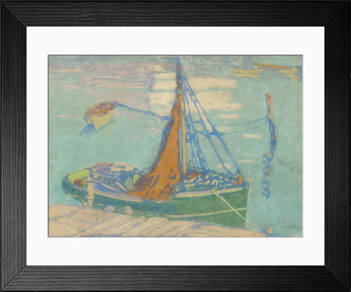 Framed Print : The Guinea Boat, Gloucester, 1920. Creator: Margaret Jordan Patterson Framed Print : The Guinea Boat, Gloucester, 1920. Creator: Margaret Jordan Patterson